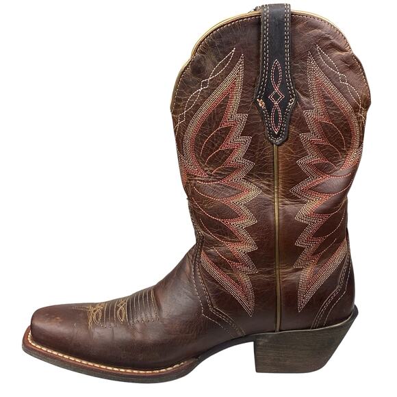 Ariat Women’s Autry Brown Leather Western Cowgirl Boot Size US 6 B - Picture 2 of 11